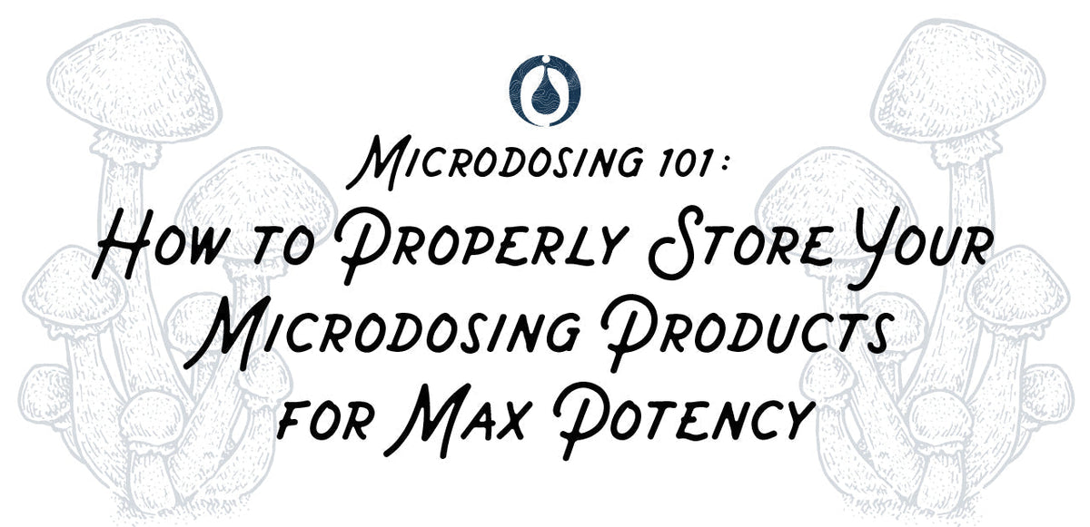 How do I store microdosing substances?