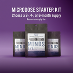 Mind’s Eye Microdose Starter Kit. Choose a 2-, 4-, or 6-month supply. Resources vary by tier.