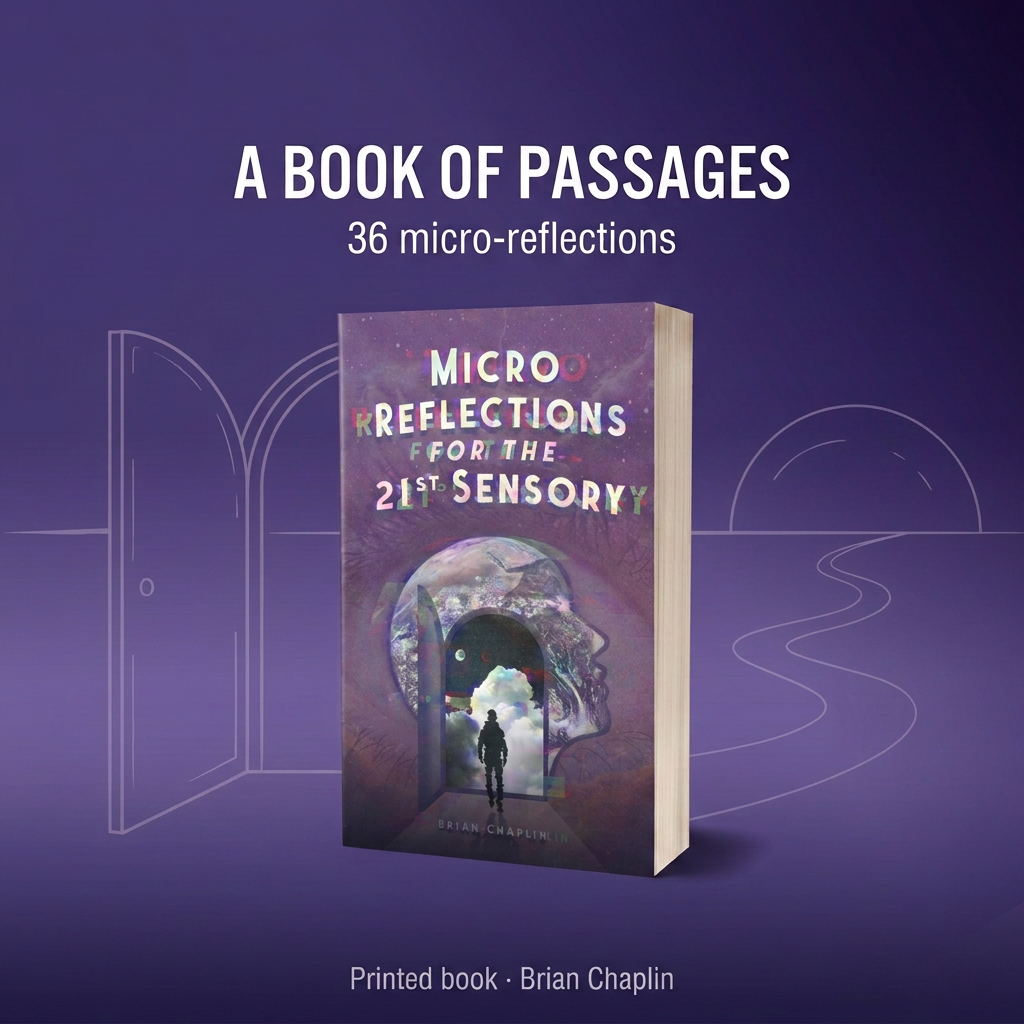 Micro Reflections with subtle passage-inspired background details
