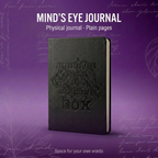 Mind’s Eye Journal with subtle pen-stroke background details