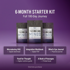 Six-month Starter Kit with three capsule pouches and the complete resource collection