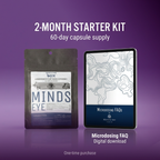 Two-month Starter Kit image with capsule pouch and digital FAQ